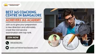 Best IAS Coaching Centre In Bangalore