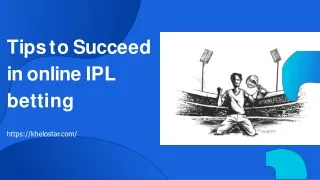 Tips to Succeed in online IPL betting