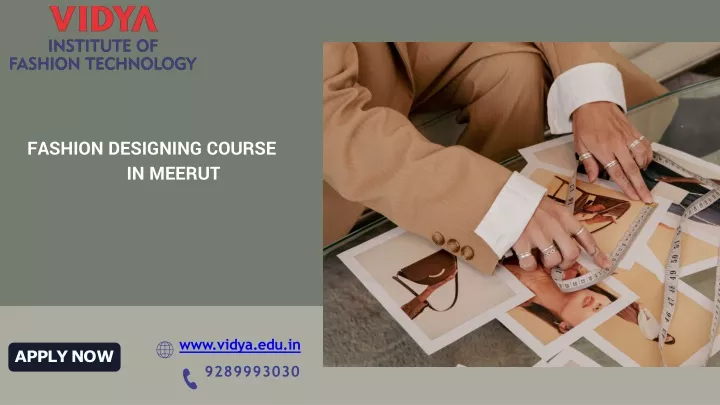 fashion designing course in meerut