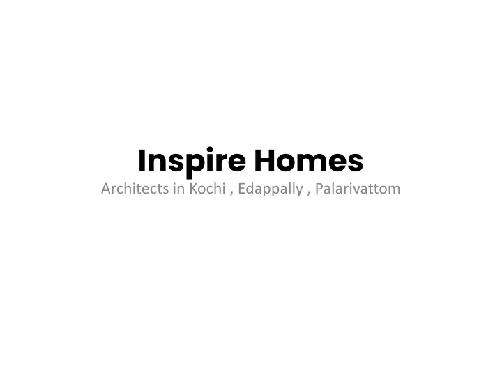 inspire homes