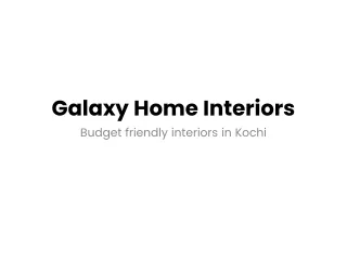galaxy home interiors