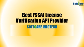 best fssai license verification api provider