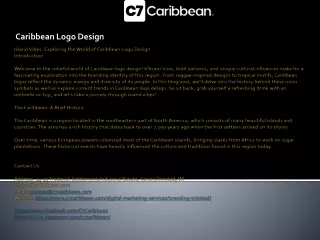 caribbean logo design