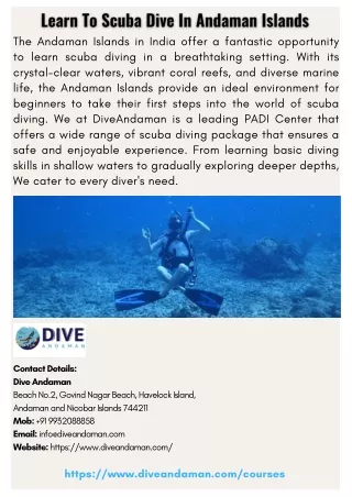the andaman islands in india offer a fantastic