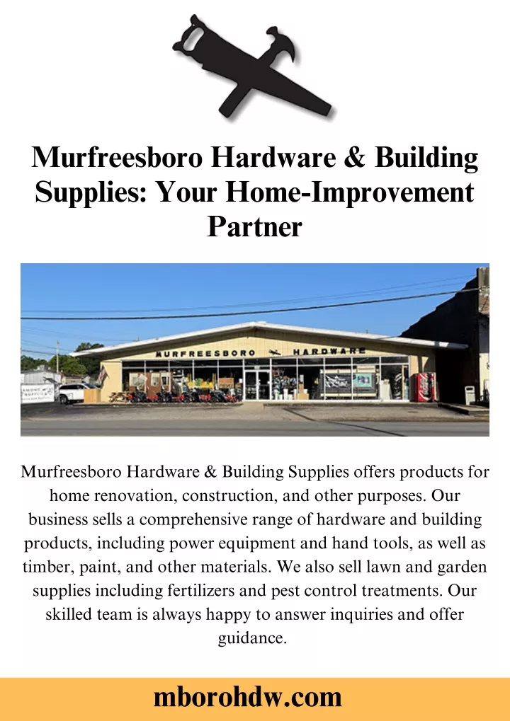 murfreesboro hardware building supplies your home