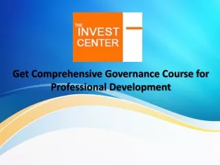 Learn Governance & Compliance with Comprehensive Courses