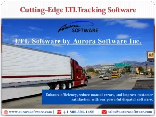 cutting edge ltl tracking software