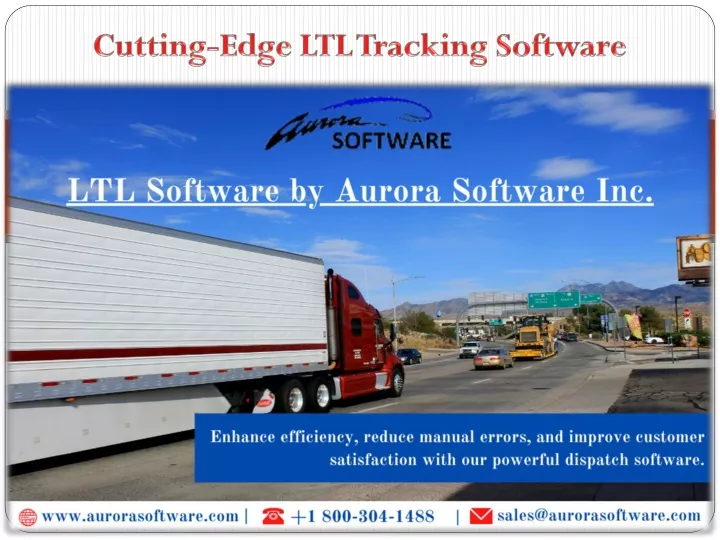 cutting edge ltl tracking software