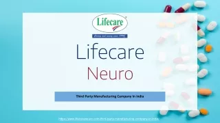 India’s Best Third Party Manufacturing Company - Lifecare Neuro