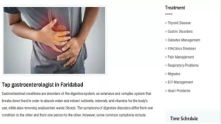 Best gastroenterologist in faridabad