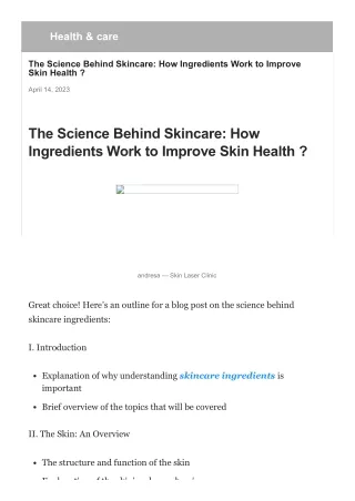 health care