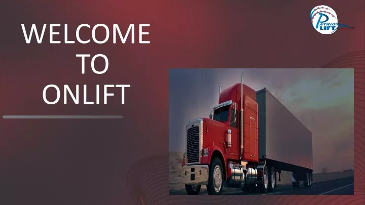 welcome to onlift