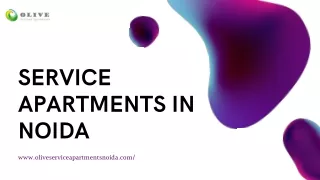 SERVICE APARTMENTS NOIDA