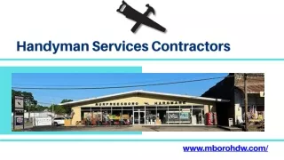 handyman services contractors