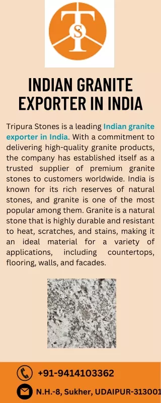 Indian Granite Exporter in India