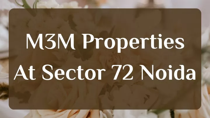 m3m properties