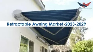 retractable awning market 2023 2029