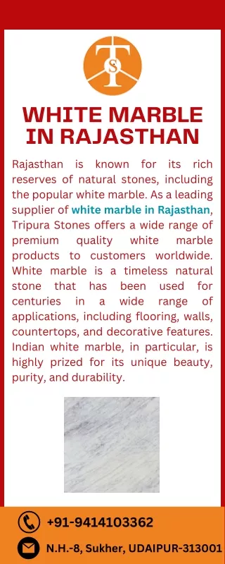 White Marble in Rajasthan