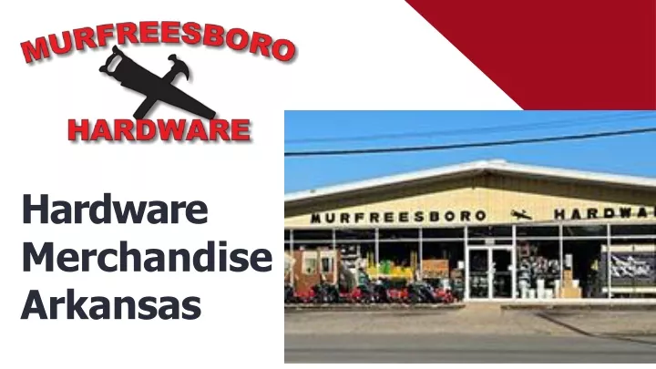 hardware merchandise arkansas