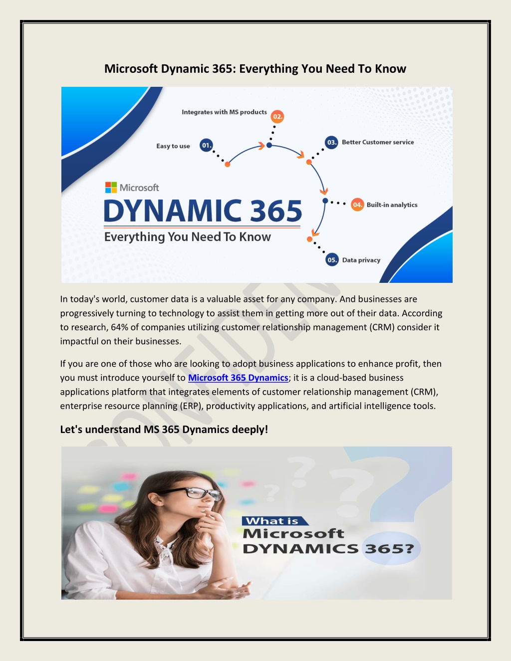 PPT - Microsoft Dynamic 365: Everything You Need To Know PowerPoint ...