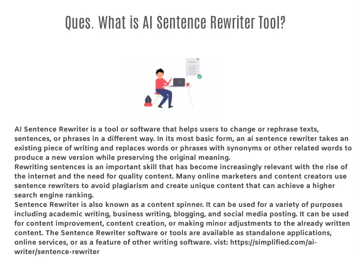 PPT - What Is Sentence Rewriter PowerPoint Presentation, Free Download ...