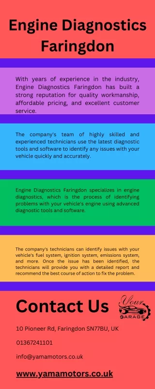 Engine Diagnostics Faringdon