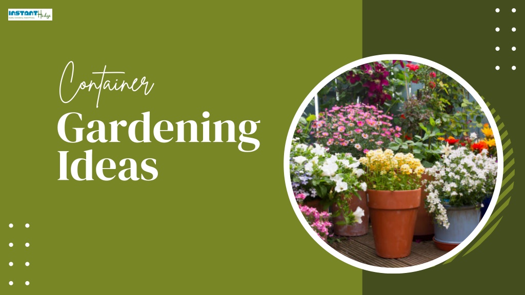 PPT - Container Gardening Ideas PowerPoint Presentation, free download ...