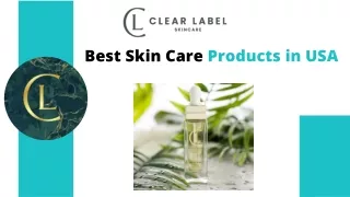 Best Skin Care Products in USA