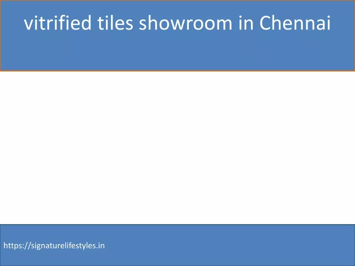 vitrified tiles showroom in chennai