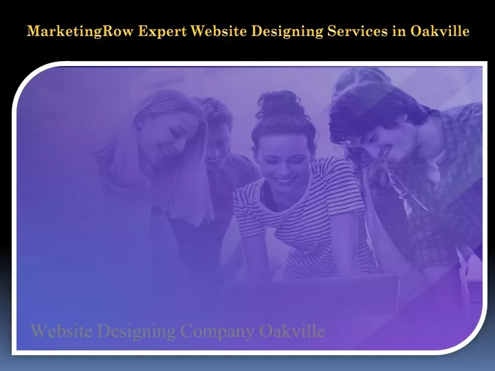 marketingrow expert website designing services