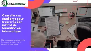 Formation Initiation Informatique Marseille | GSM Academy