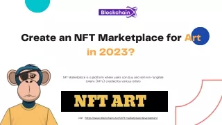 Create an NFT Marketplace for Art in 2023