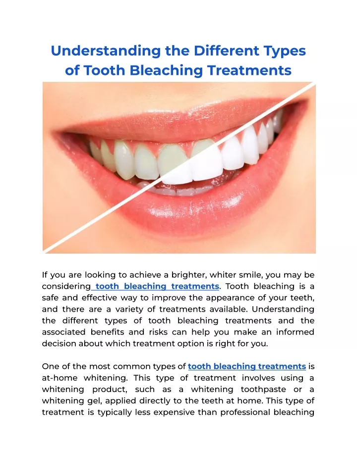 understanding the different types of tooth