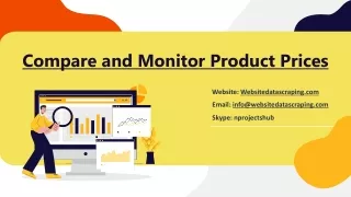 compare and monitor product prices