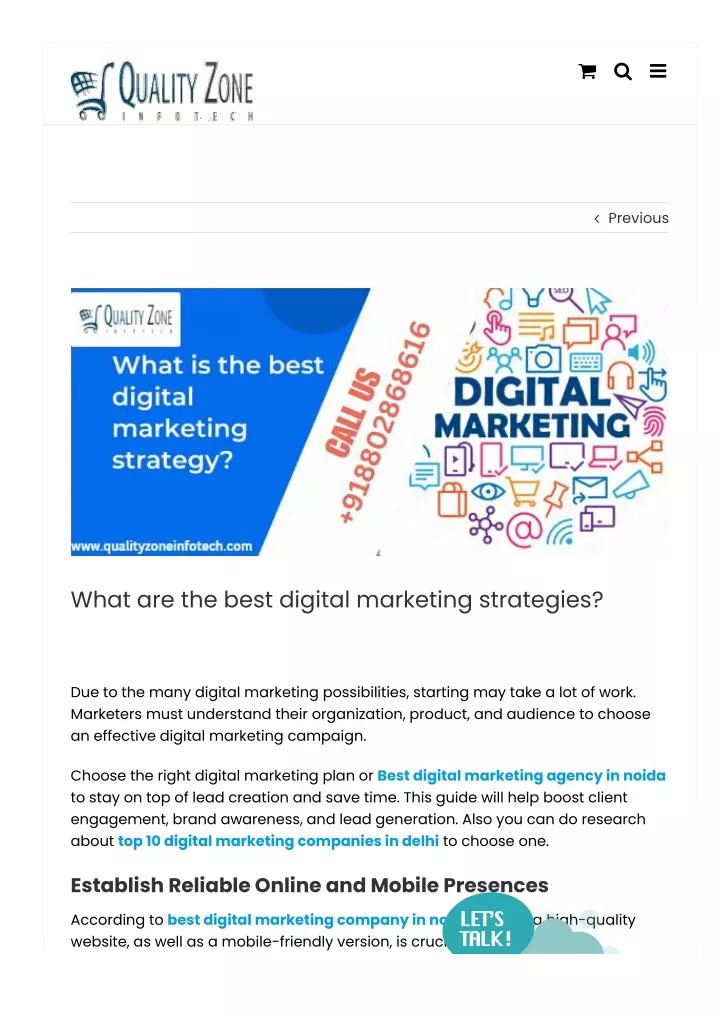 what are the best digital marketing strategies