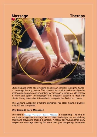 massage