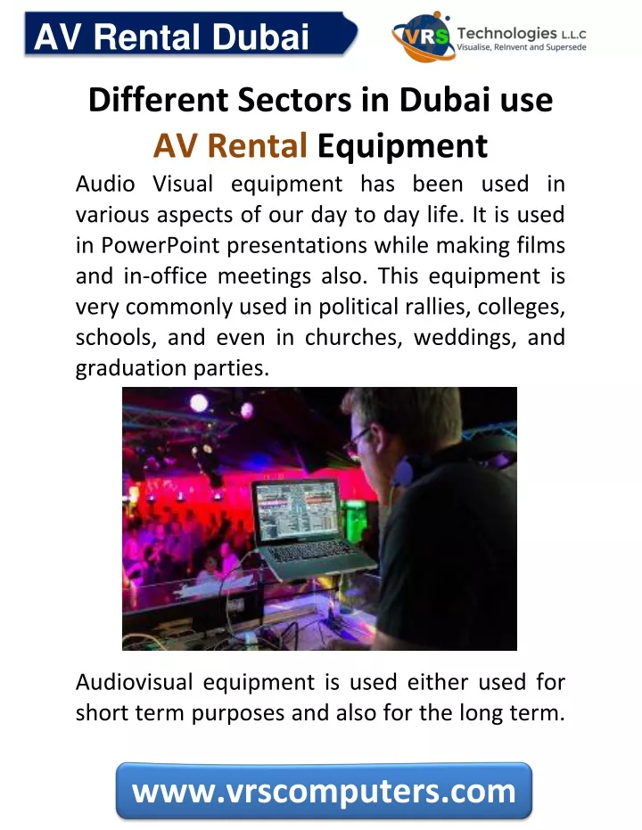 av rental dubai