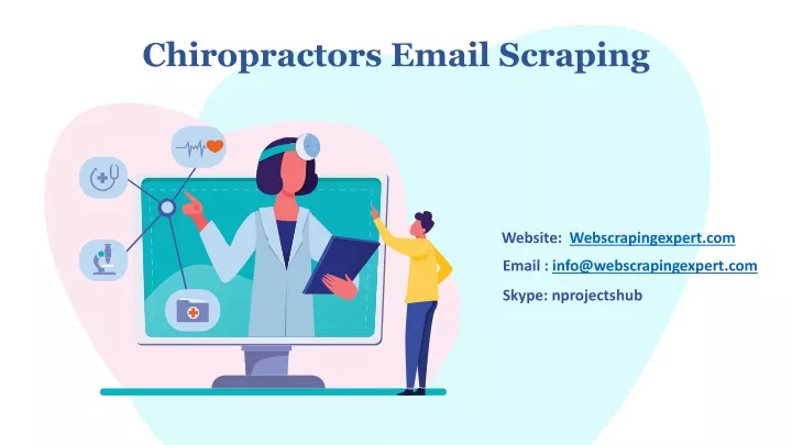 chiropractors email scraping