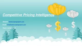 Competitive Pricing Intelligence
