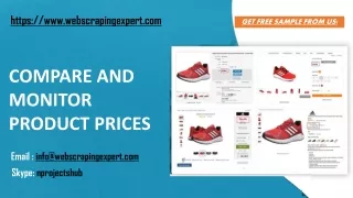 Compare and Monitor Product Prices