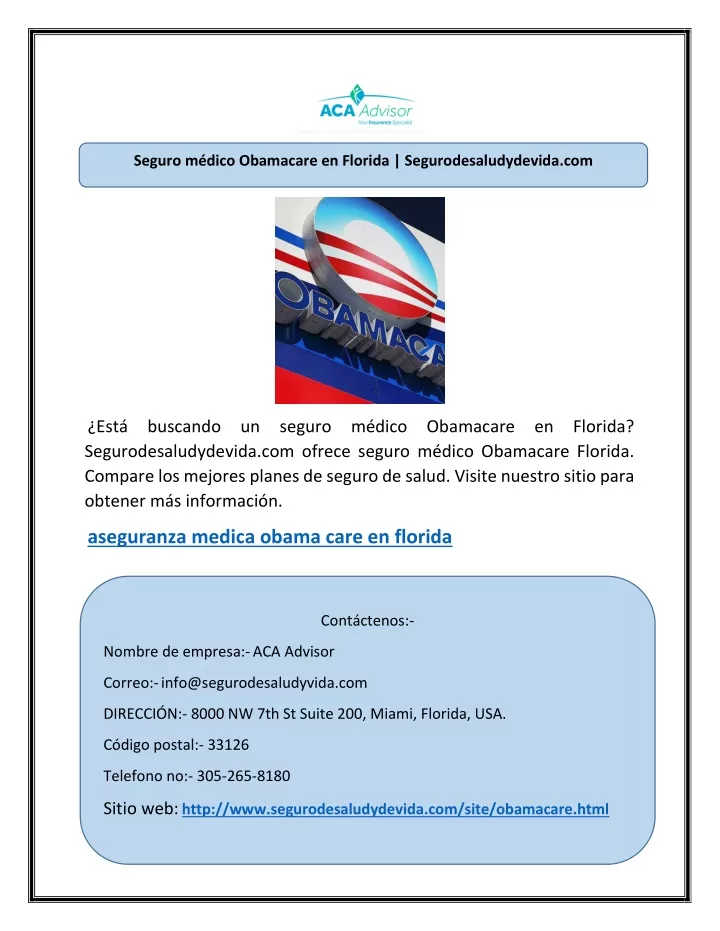 seguro m dico obamacare en florida