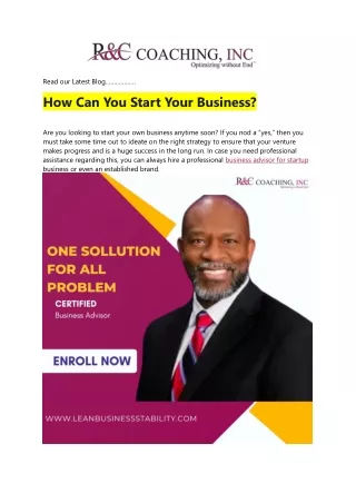 How Can You Start Your Business?