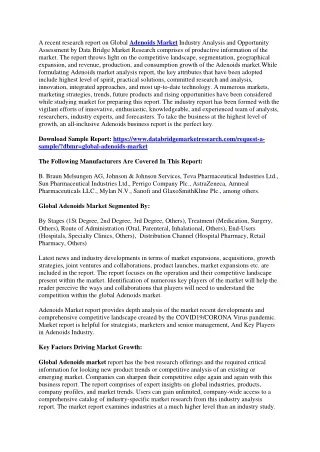 a recent research report on global adenoids