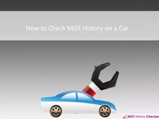how to check mot history on a car