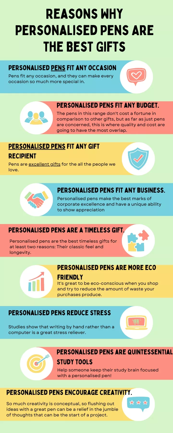 reasons why personalised pens are the best gifts