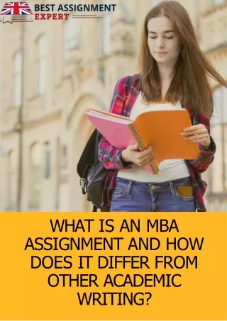 What is an MBA Assignment and How Does it Differ from Other Academic Writing