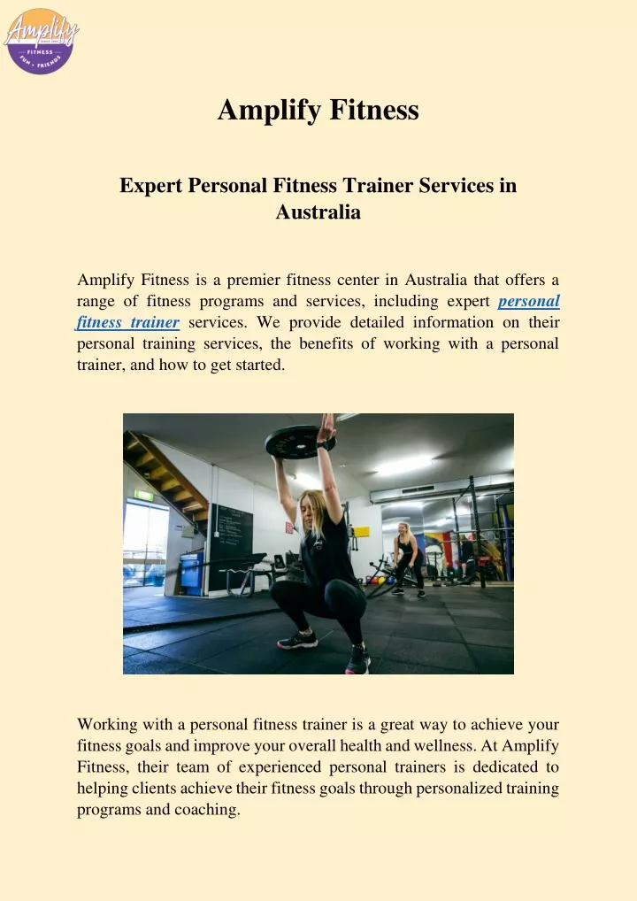 amplify fitness