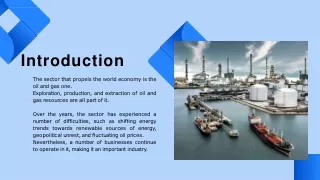 Analyzing the Oil and Gas Industry in UAE