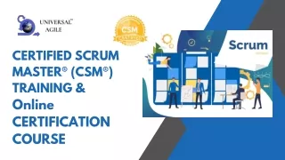 What Does a Certified Scrum Master Do