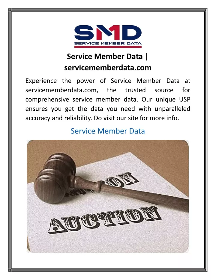 service member data servicememberdata com